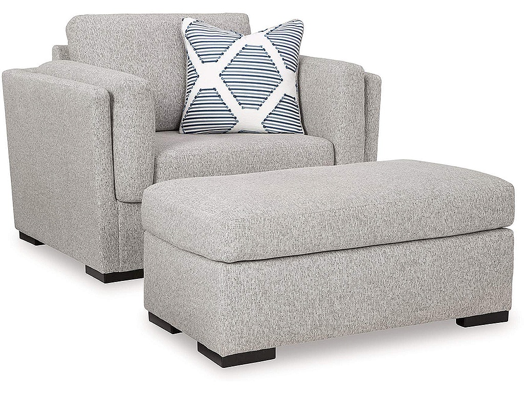 Evansley Oversized Chair and Ottoman - image 1