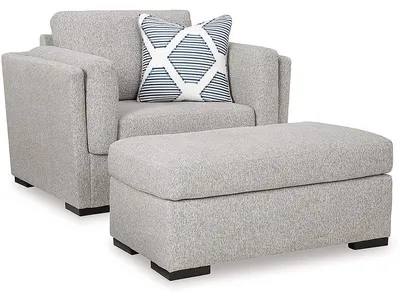 Evansley Oversized Chair and Ottoman - Alternative View