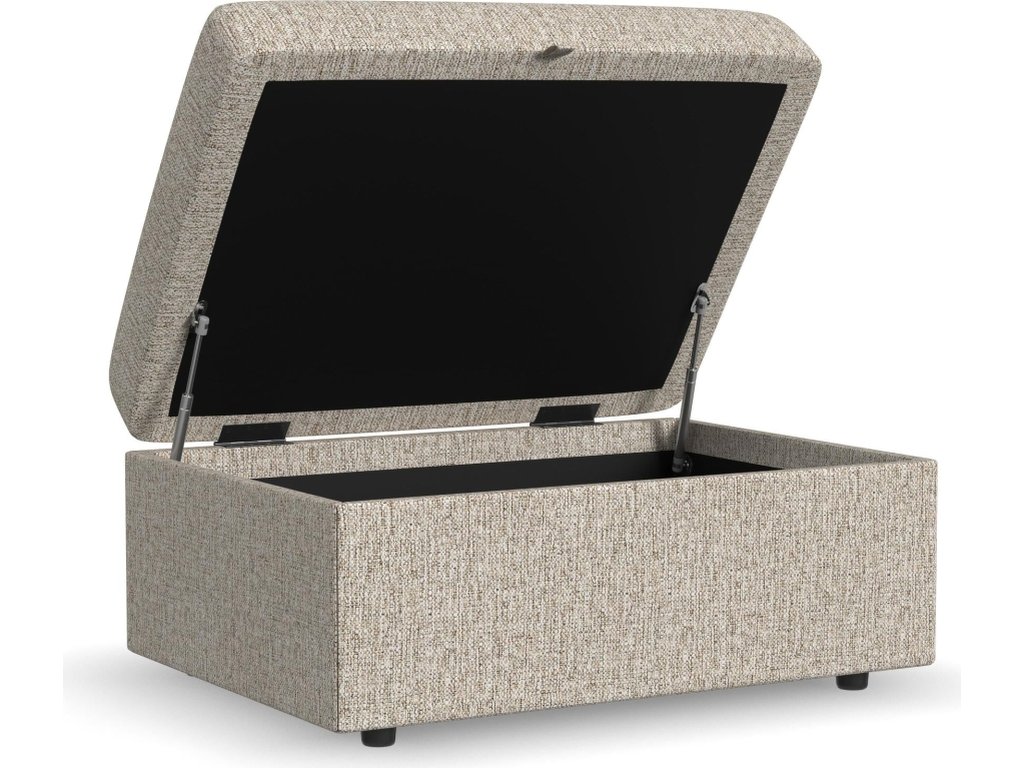 Sky Fabric Storage Ottoman - image 9