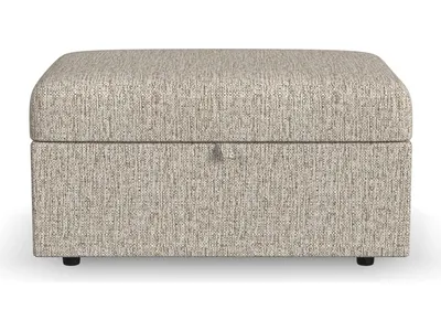 Sky Fabric Storage Ottoman - Alternative View