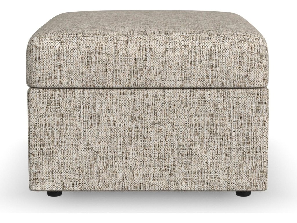 Sky Fabric Storage Ottoman - image 2