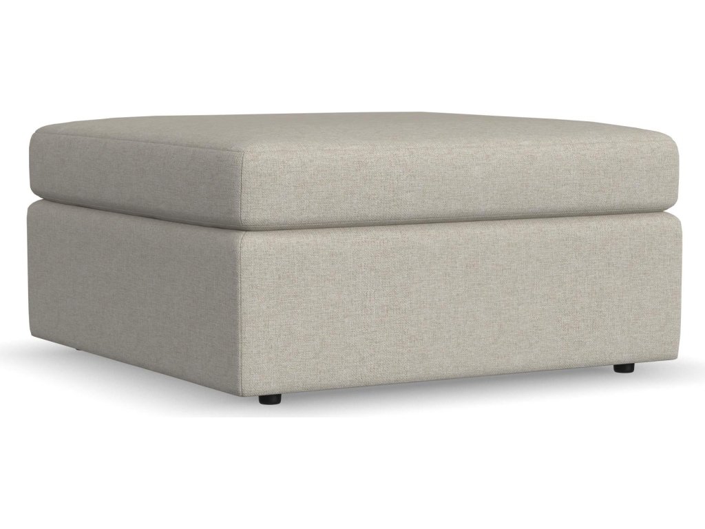 Sky Fabric Square Cocktail Ottoman - main image