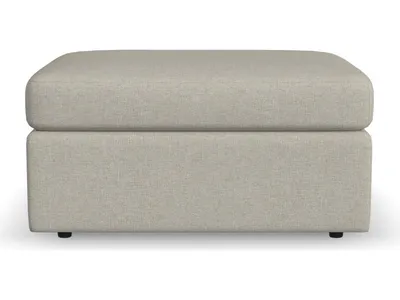 Sky Fabric Square Cocktail Ottoman - Alternative View