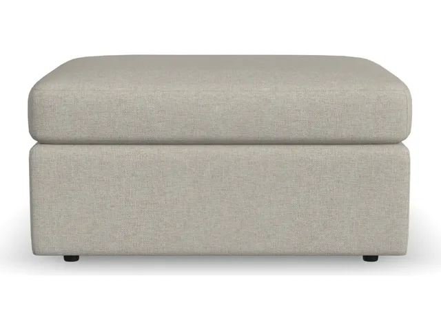 Sky Fabric Square Cocktail Ottoman - Alternative View