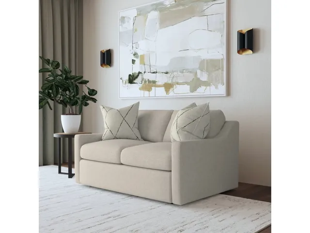Sky Fabric Loveseat - Alternative View