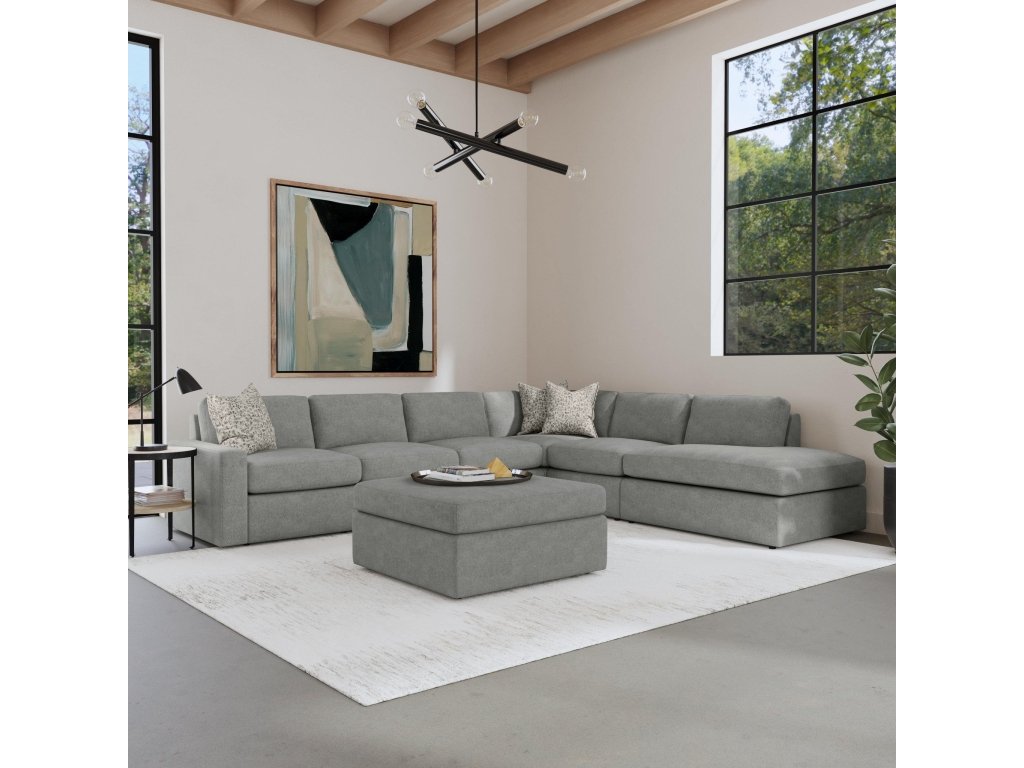 Sky Fabric Sectional - image 23