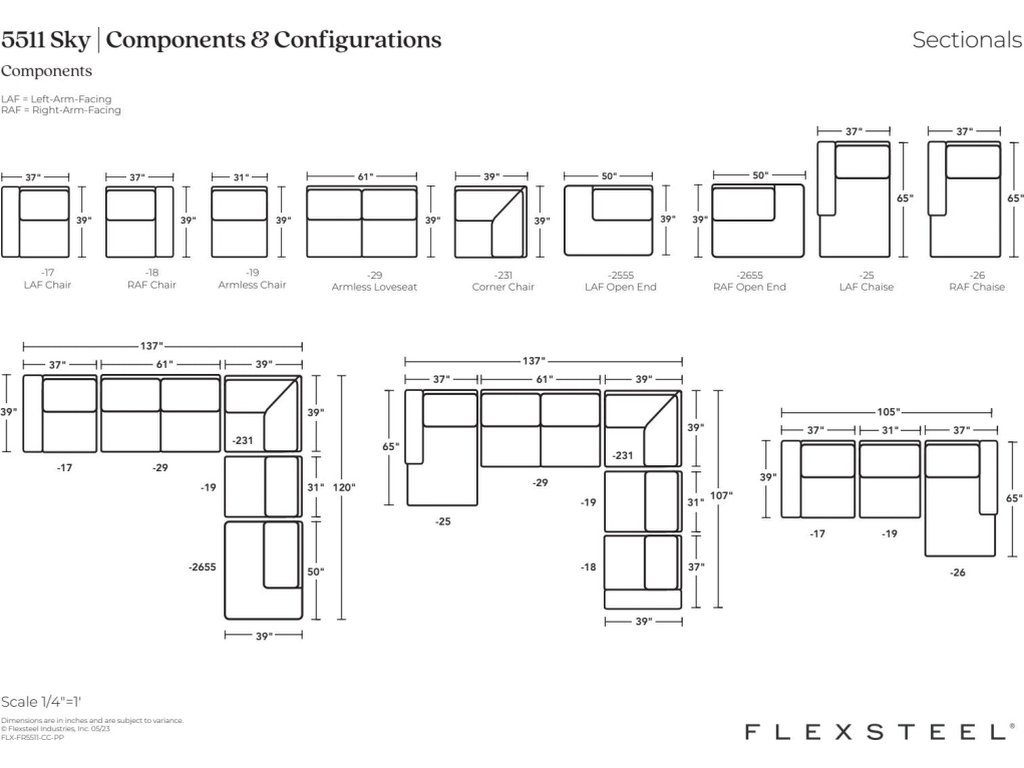 Sky Fabric Sectional - image 4