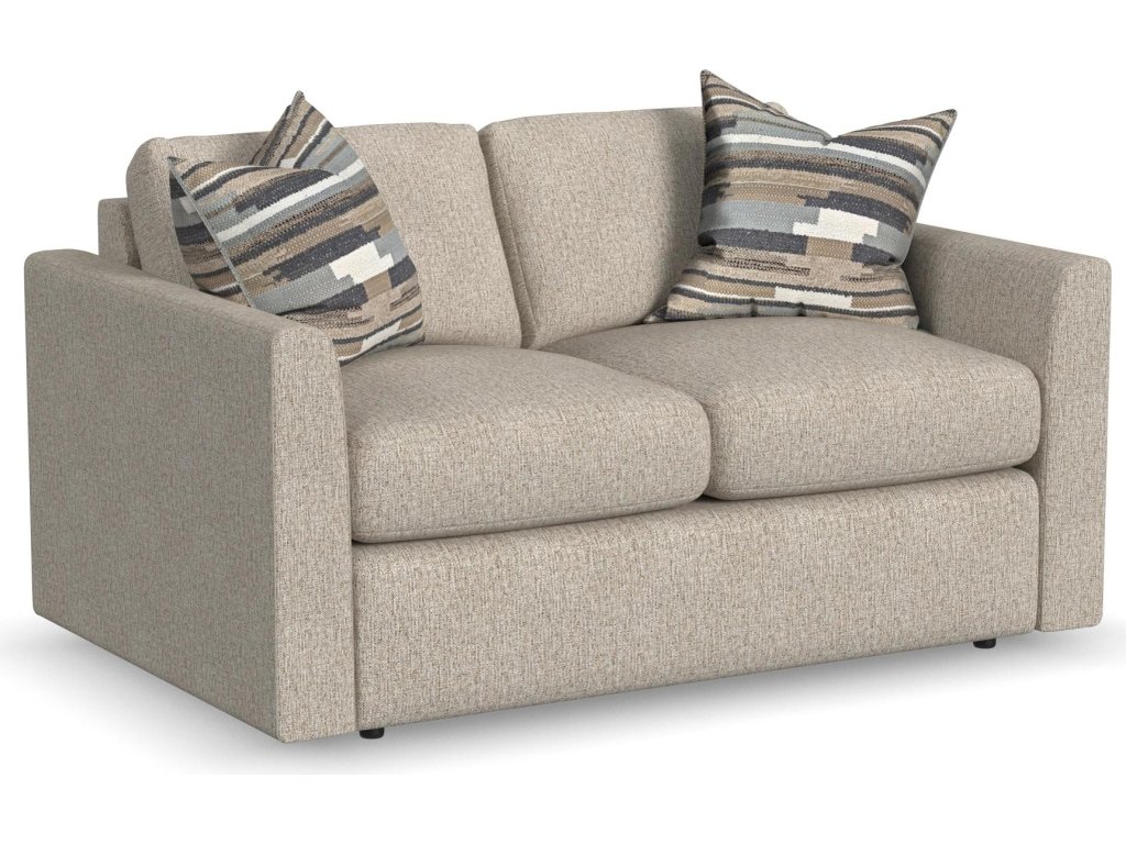 Sky Fabric Loveseat - main image