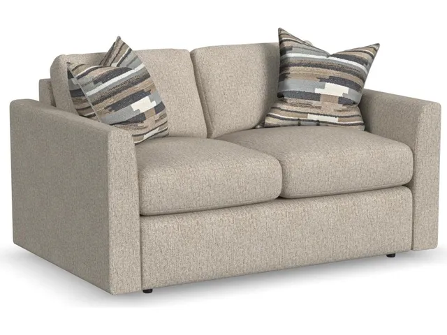 Sky Fabric Loveseat
