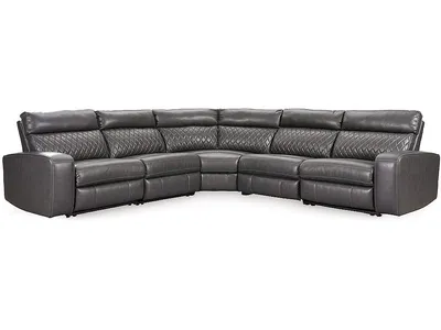 Samperstone 5-Piece Power Reclining Sectional