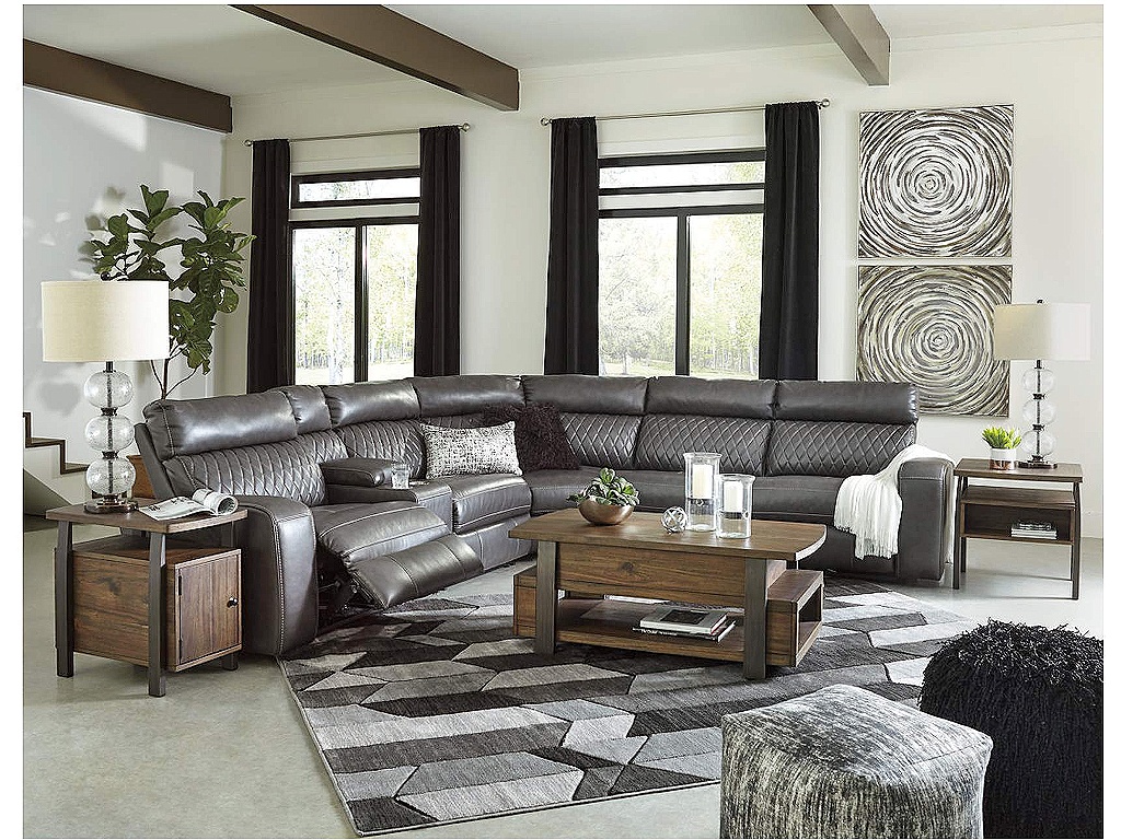 Samperstone 6-Piece Power Reclining Sectional - image 7