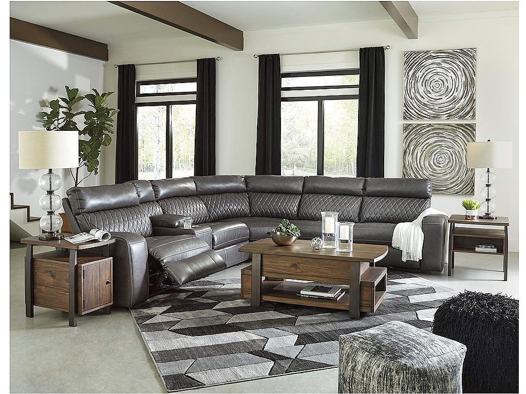 Samperstone 6-Piece Power Reclining Sectional - image 6