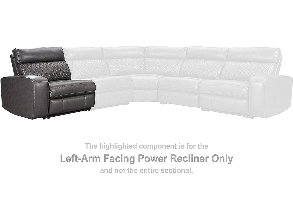 Samperstone Left-Arm Facing Power Recliner - image 1