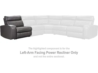 Samperstone Left-Arm Facing Power Recliner - Alternative View