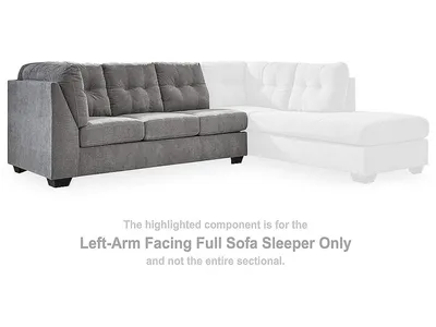 Marleton Left-Arm Facing Full Sofa Sleeper - Alternative View