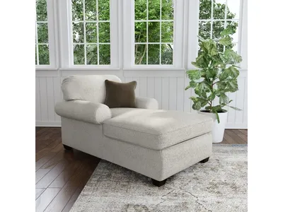 Thornton Fabric Chaise Lounge - Alternative View