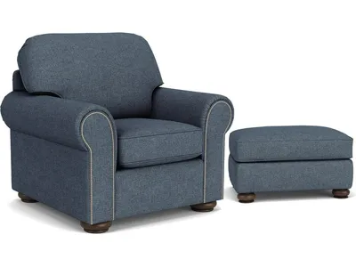 Preston Fabric Ottoman