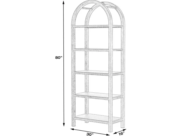 Hanover Etagere Bookcase - Alternative View