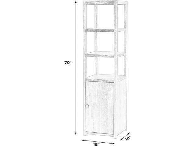 Lark Etagere Bookcase - Alternative View