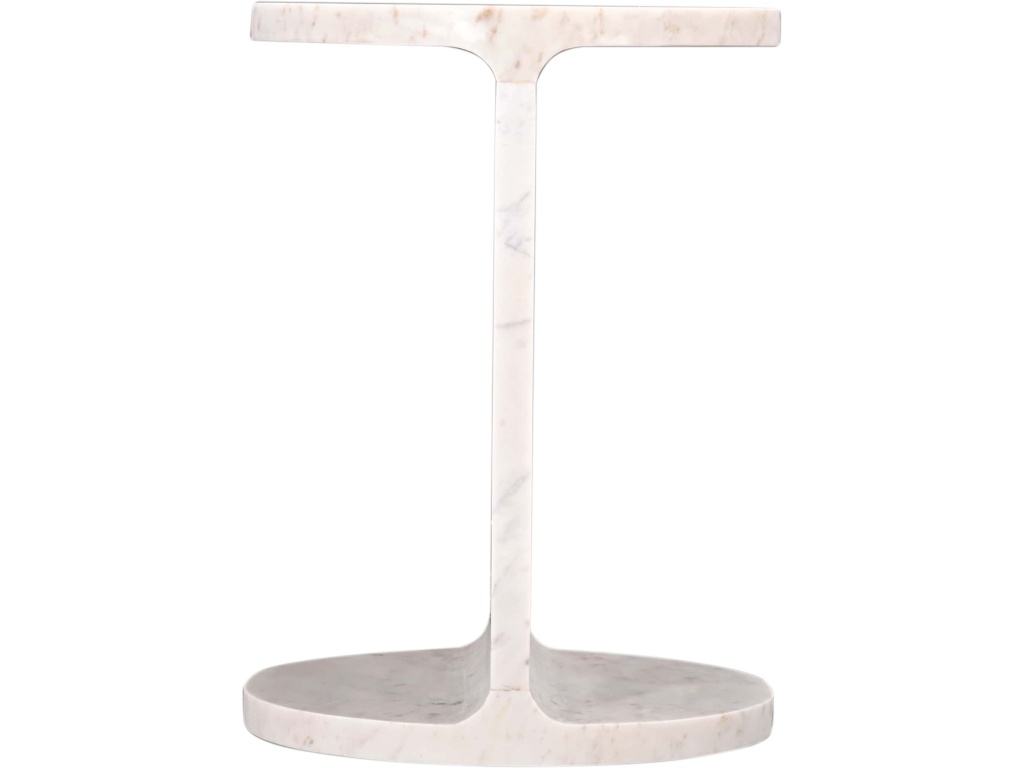 Emmett White Accent Table - image 1