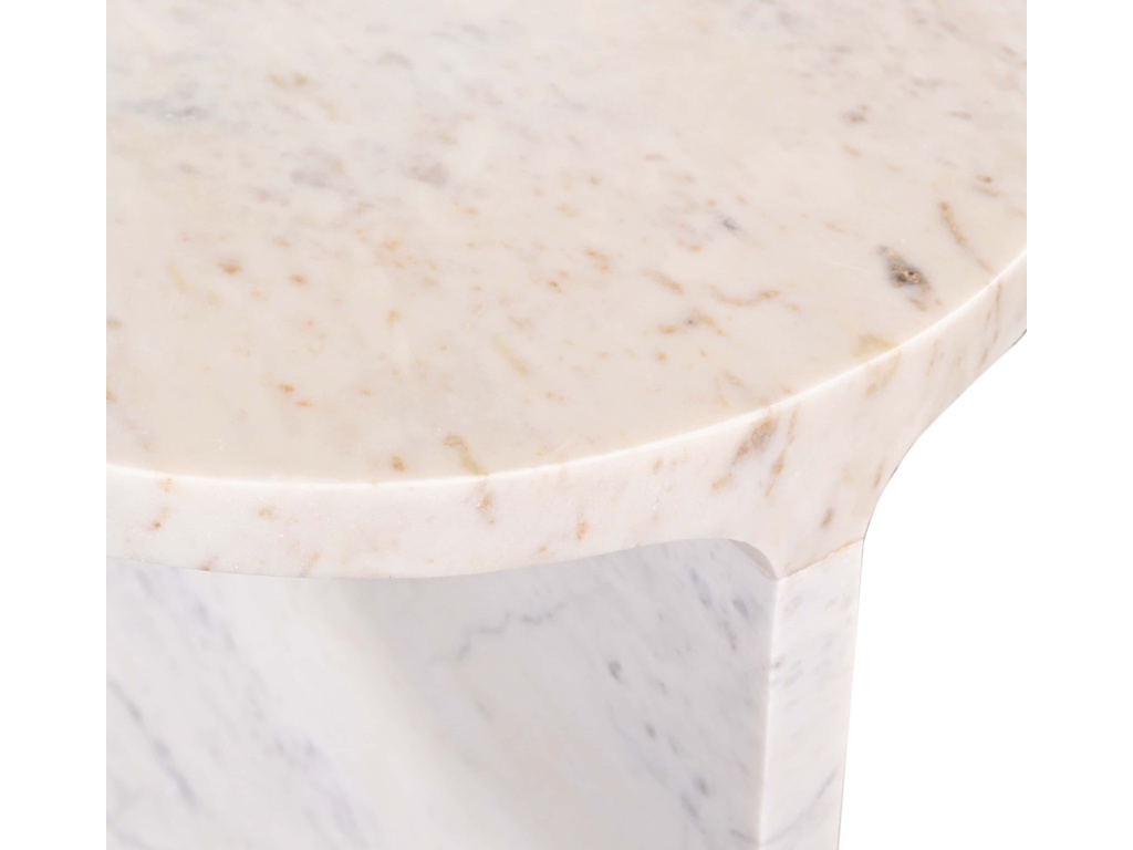 Emmett White Accent Table - image 2