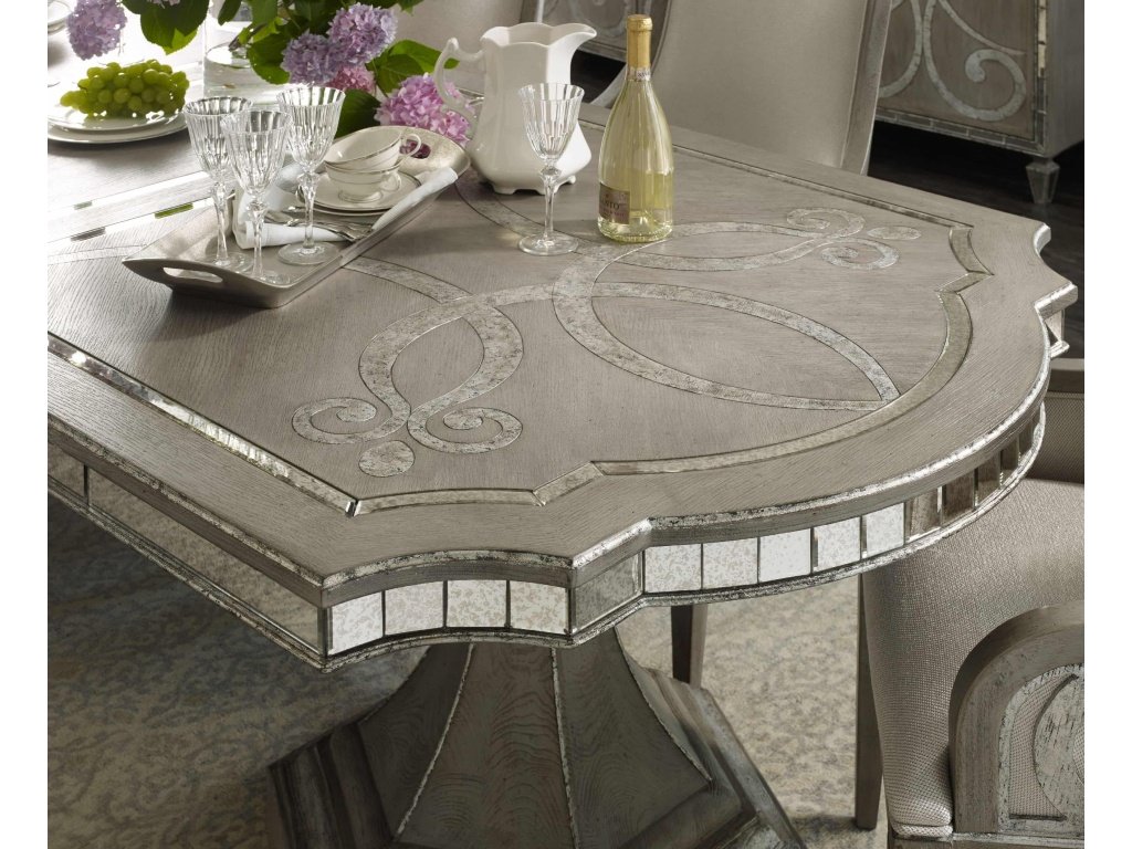 Sanctuary Rectangle Dining Table w/2-20in leaves - image 4