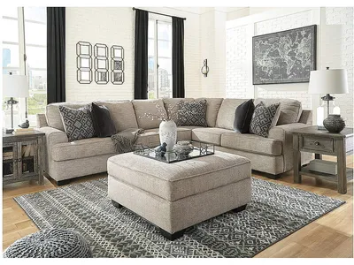 Bovarian 3-Piece Sectional with Ottoman - Alternative View