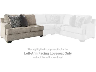Bovarian Left-Arm Facing Loveseat - Alternative View