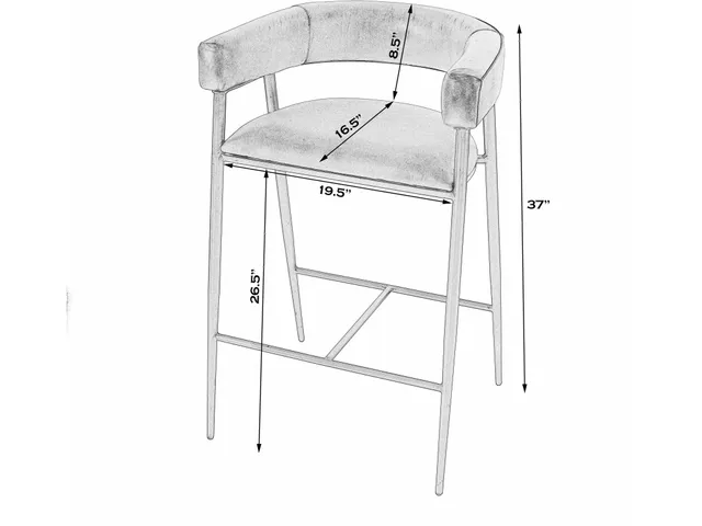 Dallas Bar Stool - Alternative View