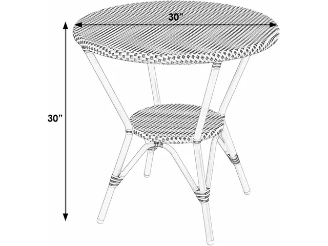 Tobias Outdoor Bistro Table
