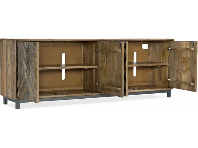 Four-Door Entertainment Console