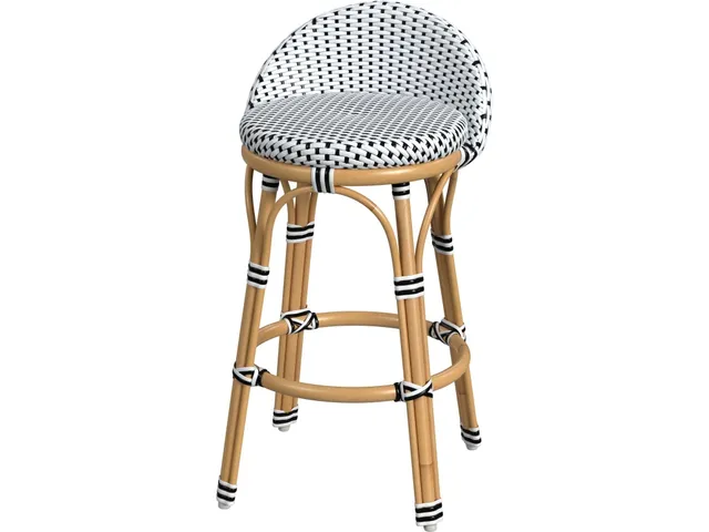 Tobias Outdoor Low Back Counter Stool