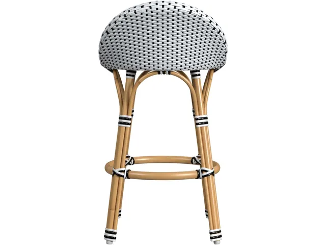 Tobias Outdoor Low Back Counter Stool