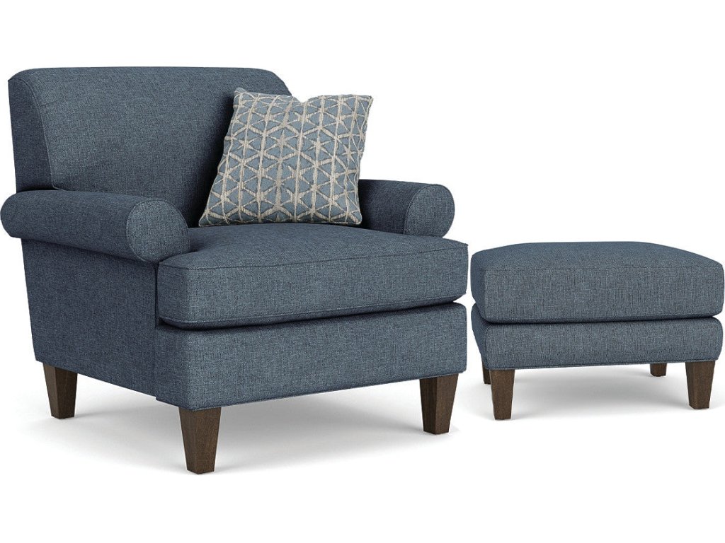 Venture Fabric Ottoman - image 4