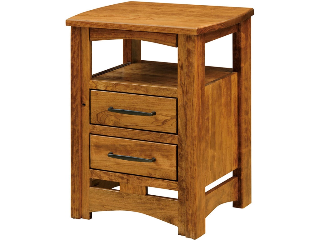 Country Value Woodworks Homestead Nightstand With Tray, primary thumbnail