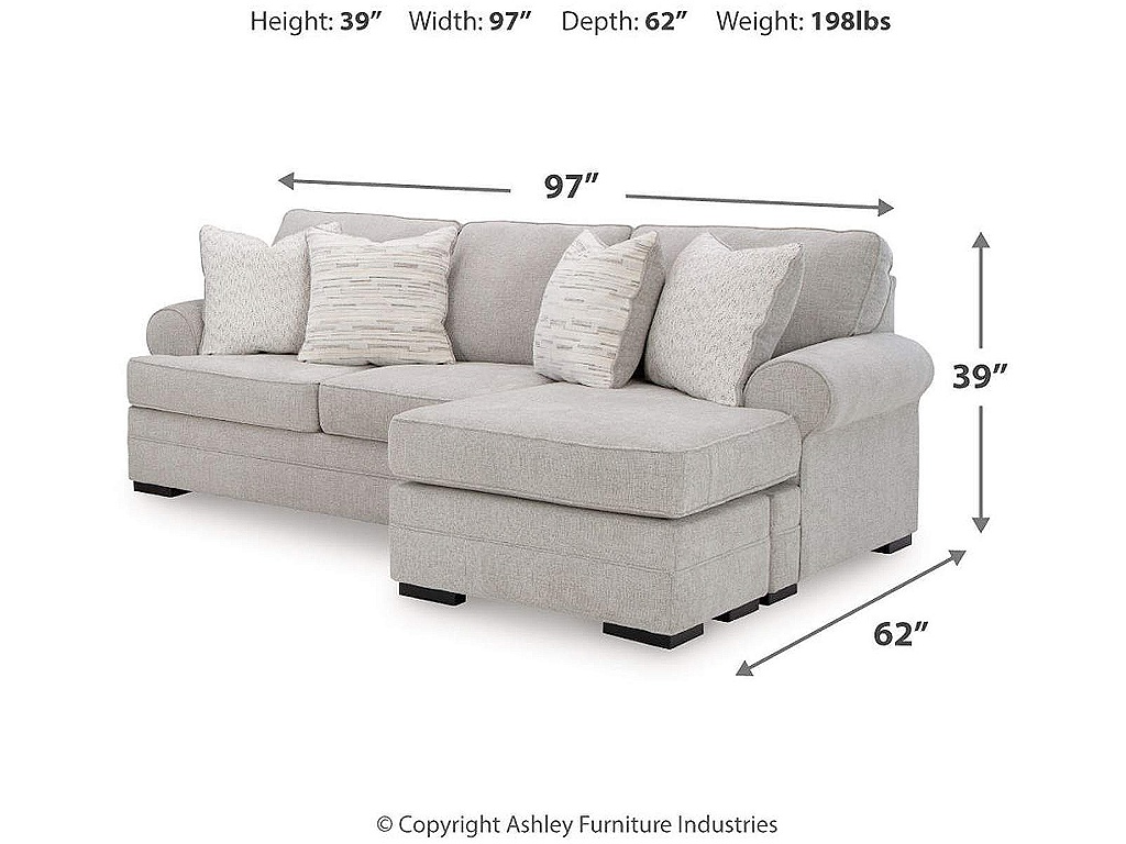 Eastonbridge Sofa Chaise, Oversized Chair, and Ottoman - image 17