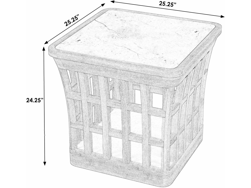 Monhegan Outdoor End Table - image 1
