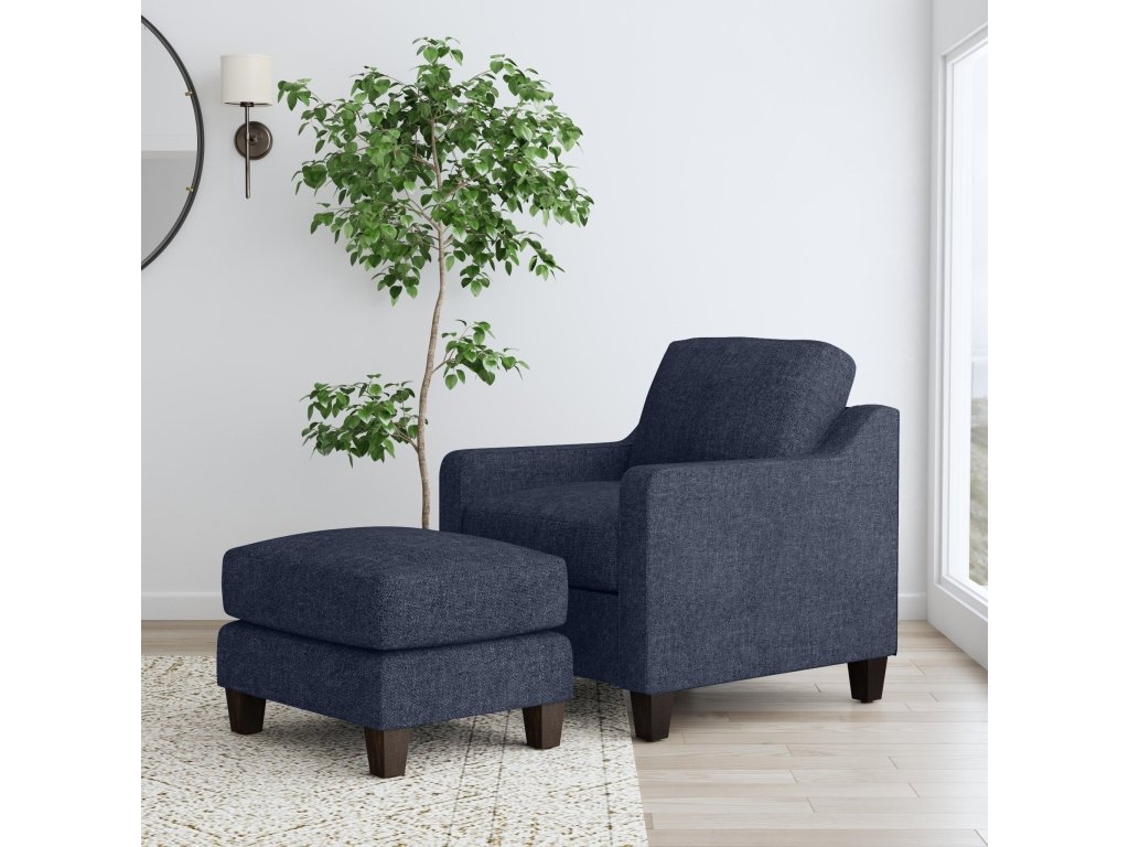 Drew Fabric Ottoman - image 17