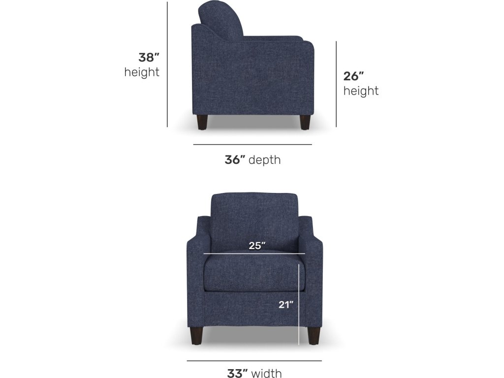 Drew Fabric Chair - image 4