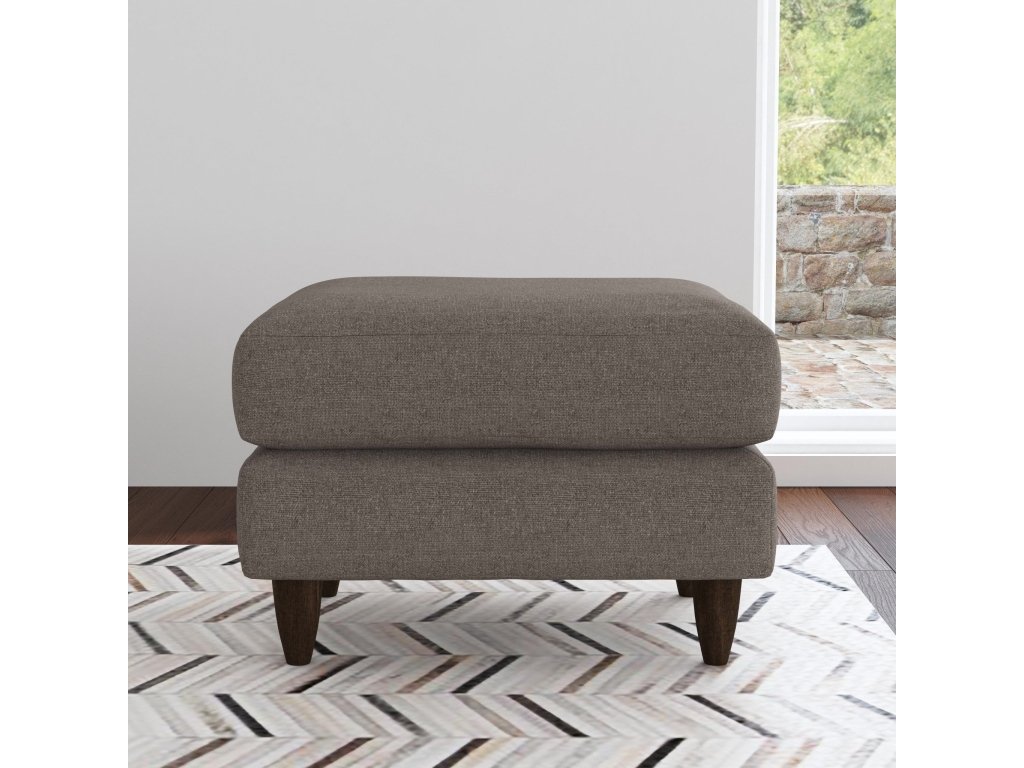 Mia Fabric Ottoman - image 1