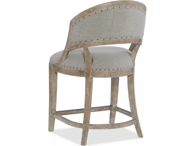 Boheme Garnier Barrel Back Counter Stool - Alternative View