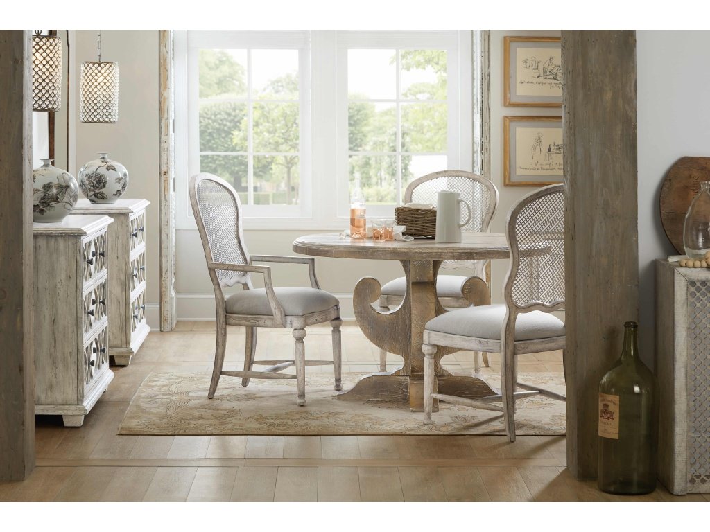 Boheme Gaston Metal Back Arm Chair - 2 per carton/price ea - image 2