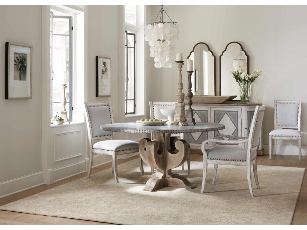 Boheme Vitton Upholstered Side Chair - 2 per carton/price ea - image 4