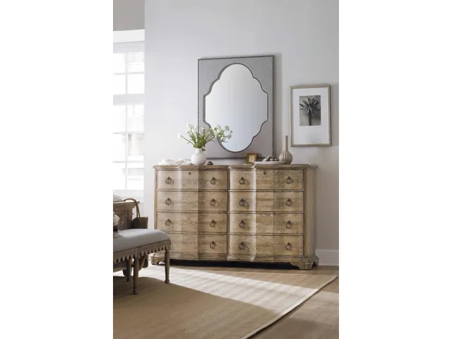 Boheme Nourmand Linen Wrapped Mirror - Alternative View