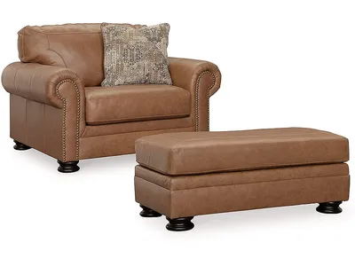 Carianna Oversized Chair and Ottoman - Alternative View