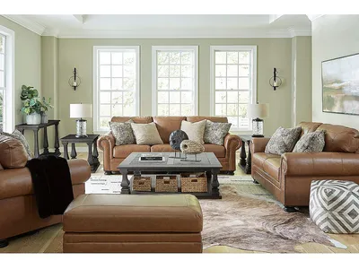 Carianna Sofa, Loveseat, Oversized Chair and Ottoman