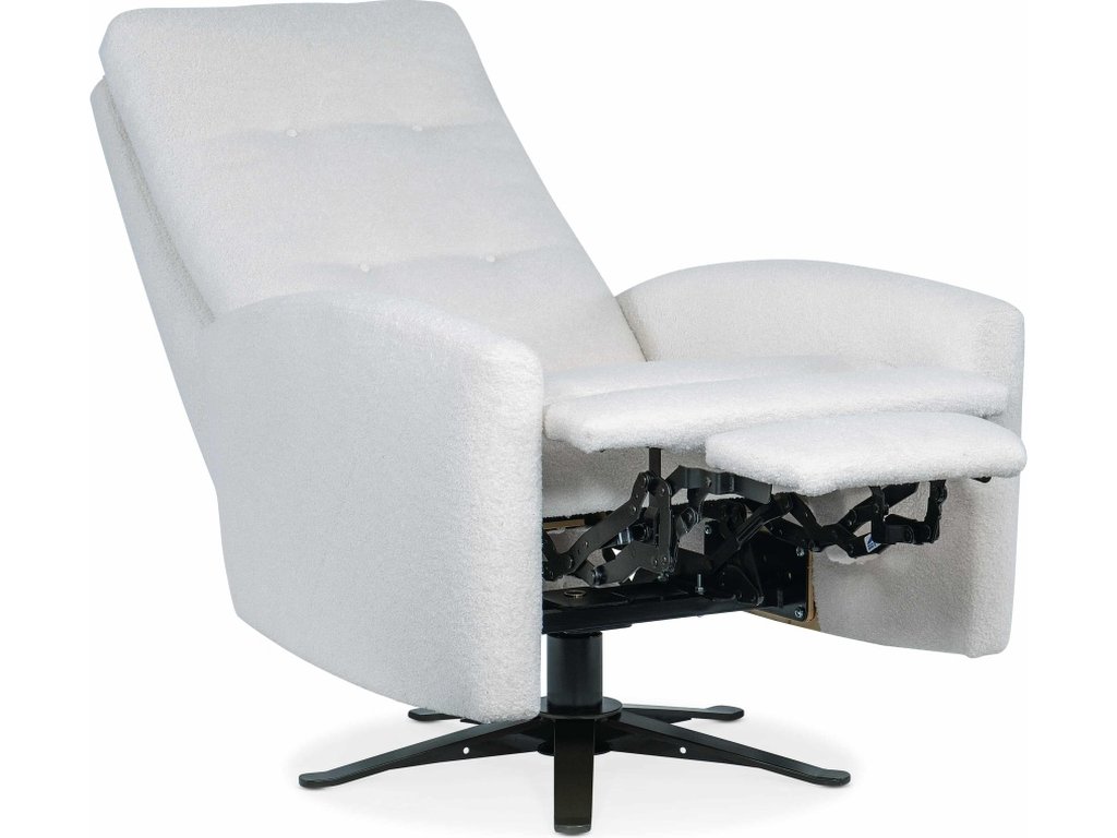 Basil Tufted Back Swivel Recliner - image 2