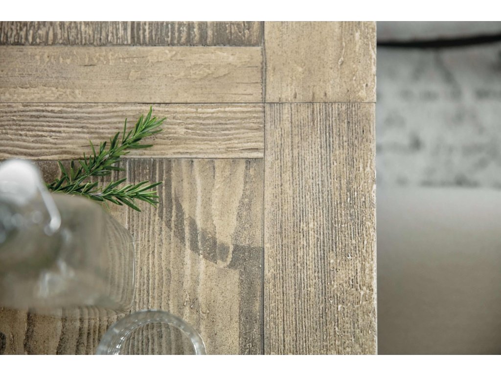 Ciao Bella 84in Trestle Table w/ 2-18in Leaves-Flaky White/Black - image 5