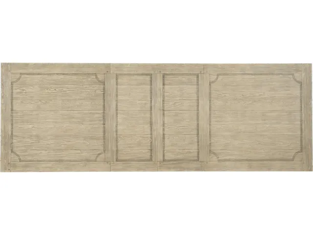 Ciao Bella 84in Trestle Table w/ 2-18in Leaves-Flaky White/Black - Alternative View
