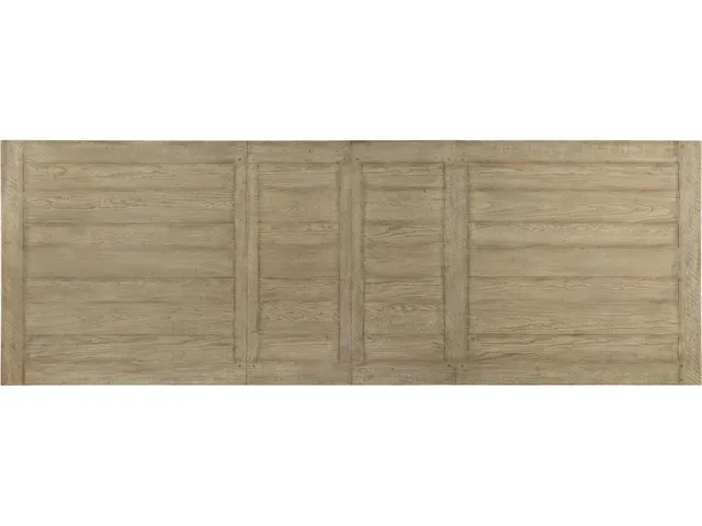 Ciao Bella 84in Trestle Table w/ 2-18in Leaves-Natural/Gray - Alternative View